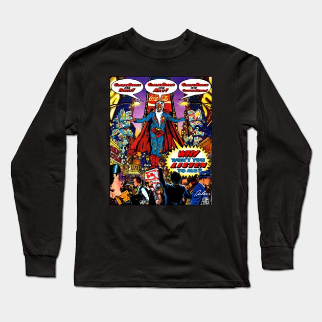 COMIC BOOKS Long Sleeve T-Shirt by ArlenSchumer